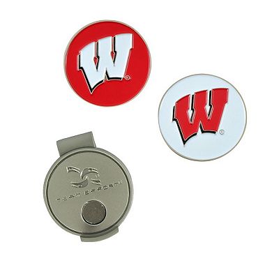 Wisconsin Badgers Hat Clip & Ball Markers Set
