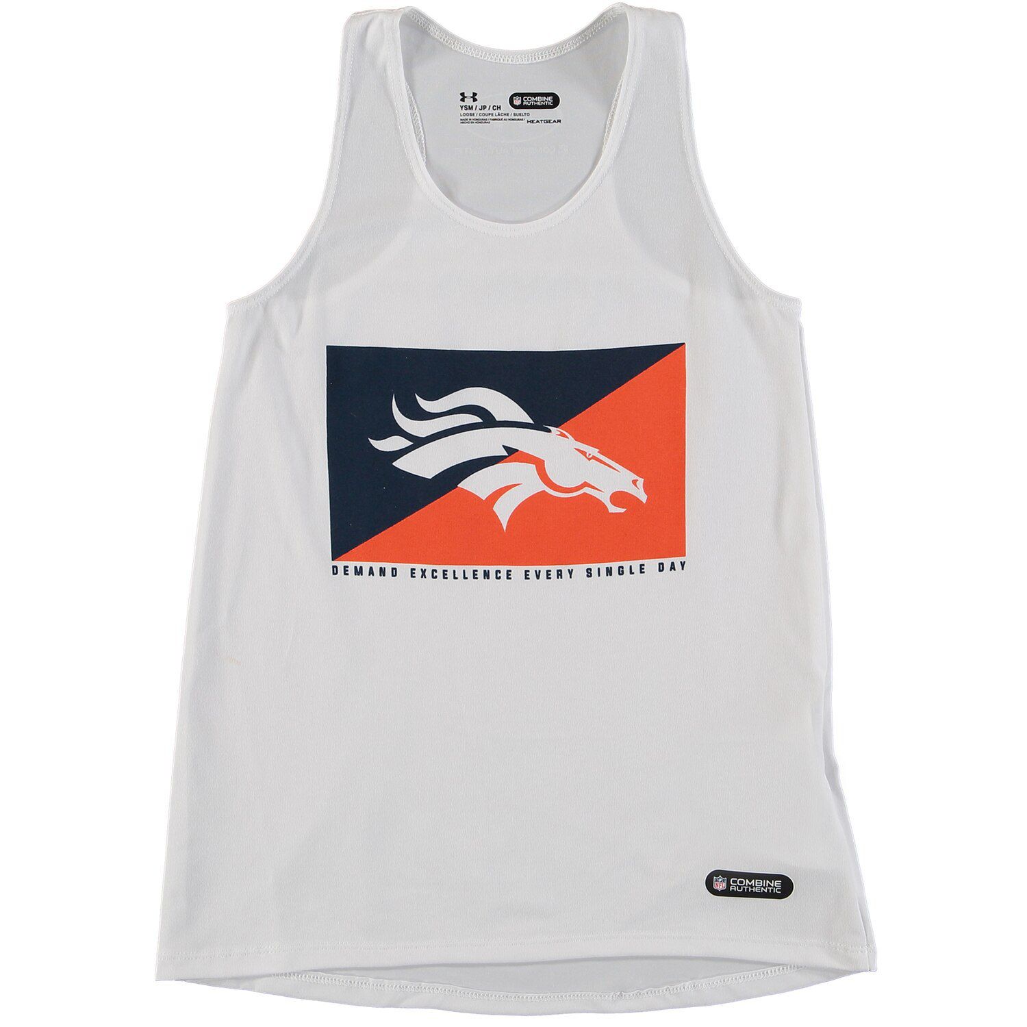 youth under armour sleeveless shirt