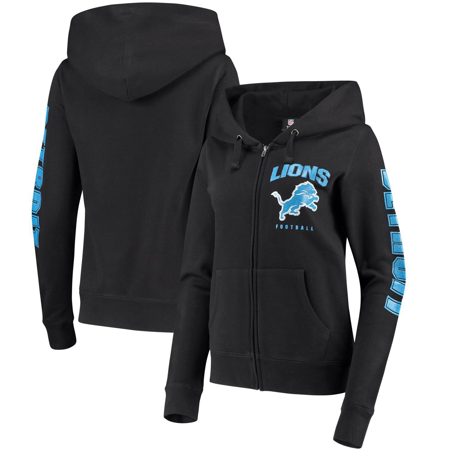 detroit lions zip hoodie