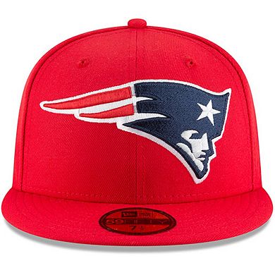 Men's New Era Red New England Patriots Omaha 59FIFTY Hat