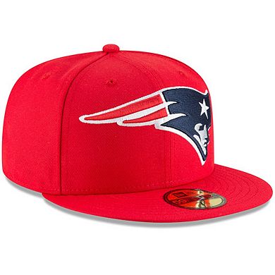 Men's New Era Red New England Patriots Omaha 59FIFTY Hat