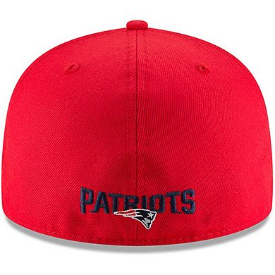 Men's New Era Red New England Patriots Omaha 59FIFTY Hat