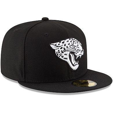 Men's New Era Black Jacksonville Jaguars B-Dub 59FIFTY Fitted Hat