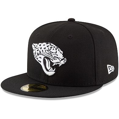 Men's New Era Black Jacksonville Jaguars B-Dub 59FIFTY Fitted Hat