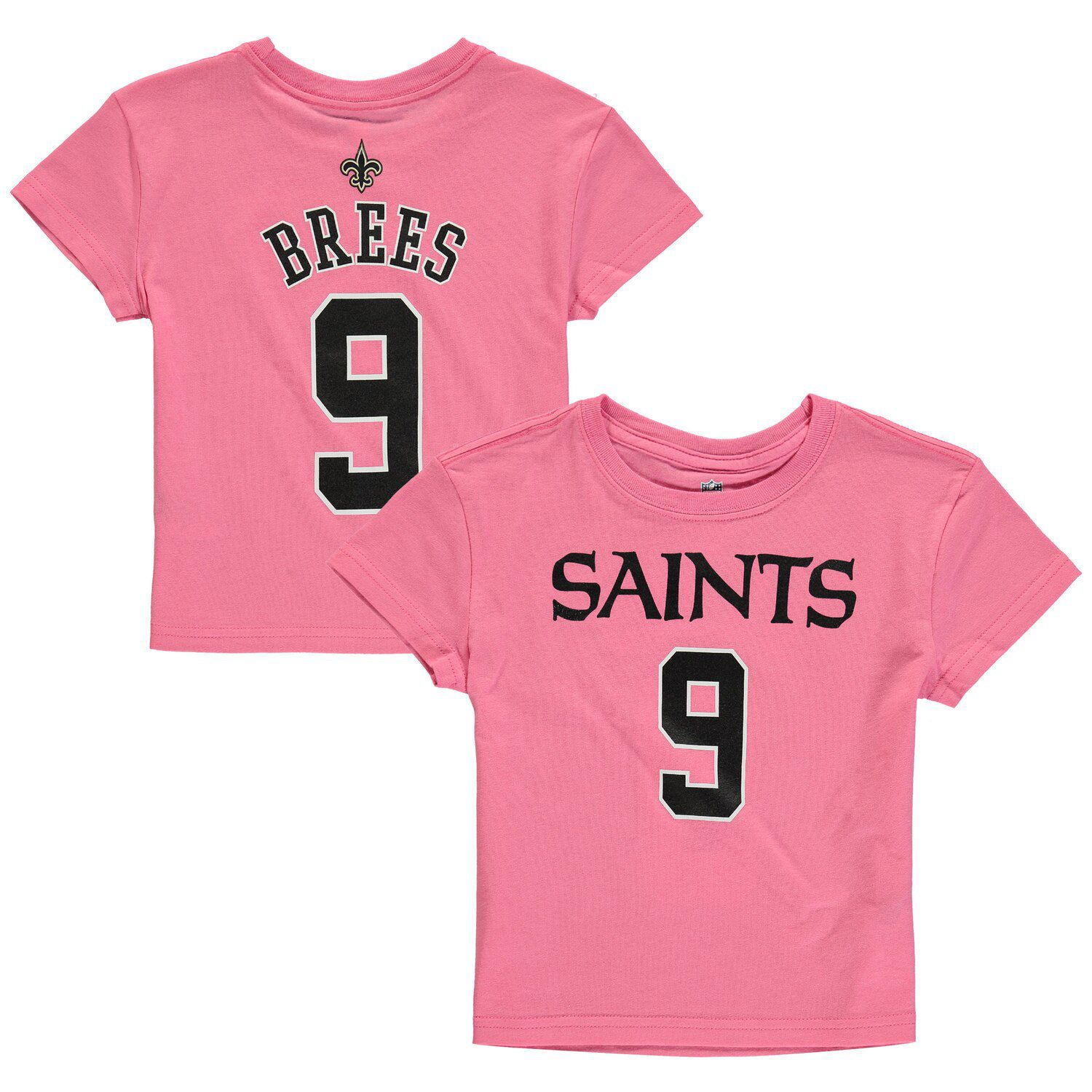 Girls Preschool Drew Brees Pink New 