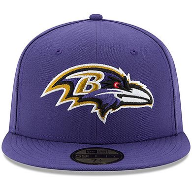 Men's New Era Purple Baltimore Ravens Omaha 59FIFTY Hat