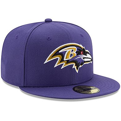 Men's New Era Purple Baltimore Ravens Omaha 59FIFTY Hat