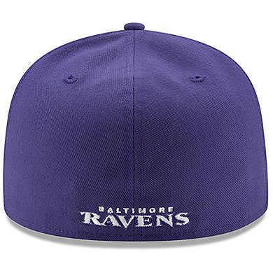 Men's New Era Purple Baltimore Ravens Omaha 59FIFTY Hat