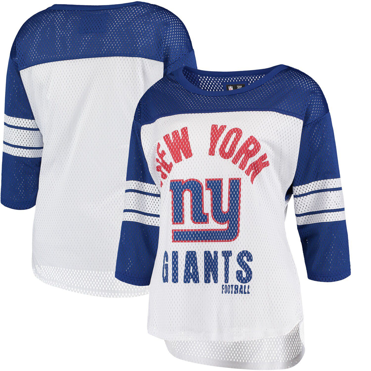 Fanatics Branded Royal New York Giants Original State Lace-Up T-Shirt