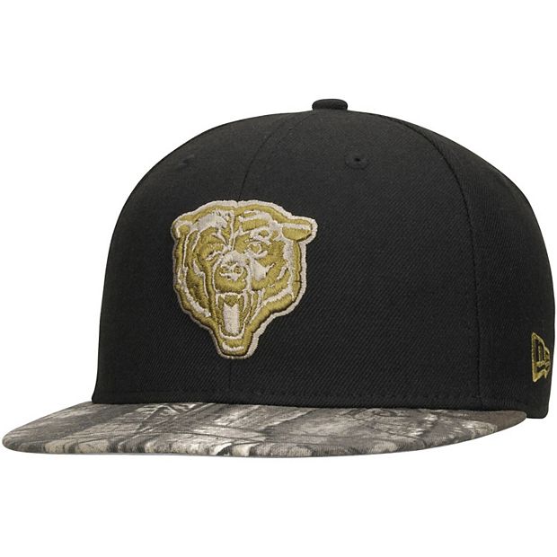 Men's Chicago Bears New Era Black Camo 59FIFTY Fitted Hat