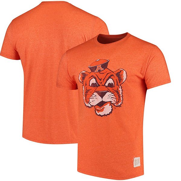 Men's Original Retro Brand Orange Auburn Tigers Aubie School Logo Mock ...