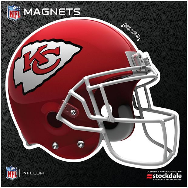 Official Kansas City Chiefs Car Magnets, Helmet Magnet, Chiefs