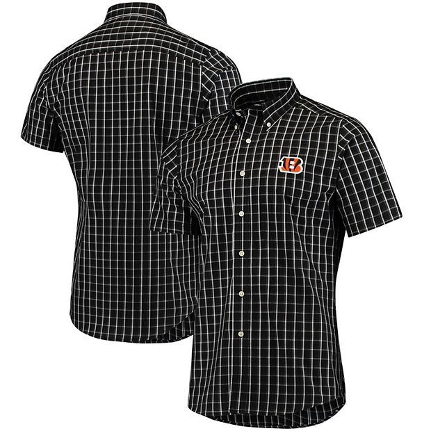 Men's Antigua Black/White Cincinnati Bengals Endorse Woven Short