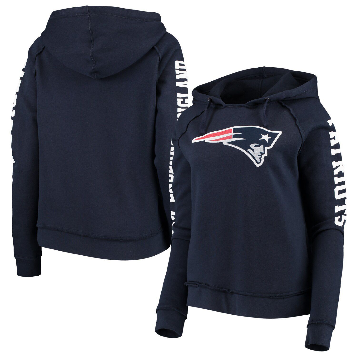 patriots cowl neck sweatshirt