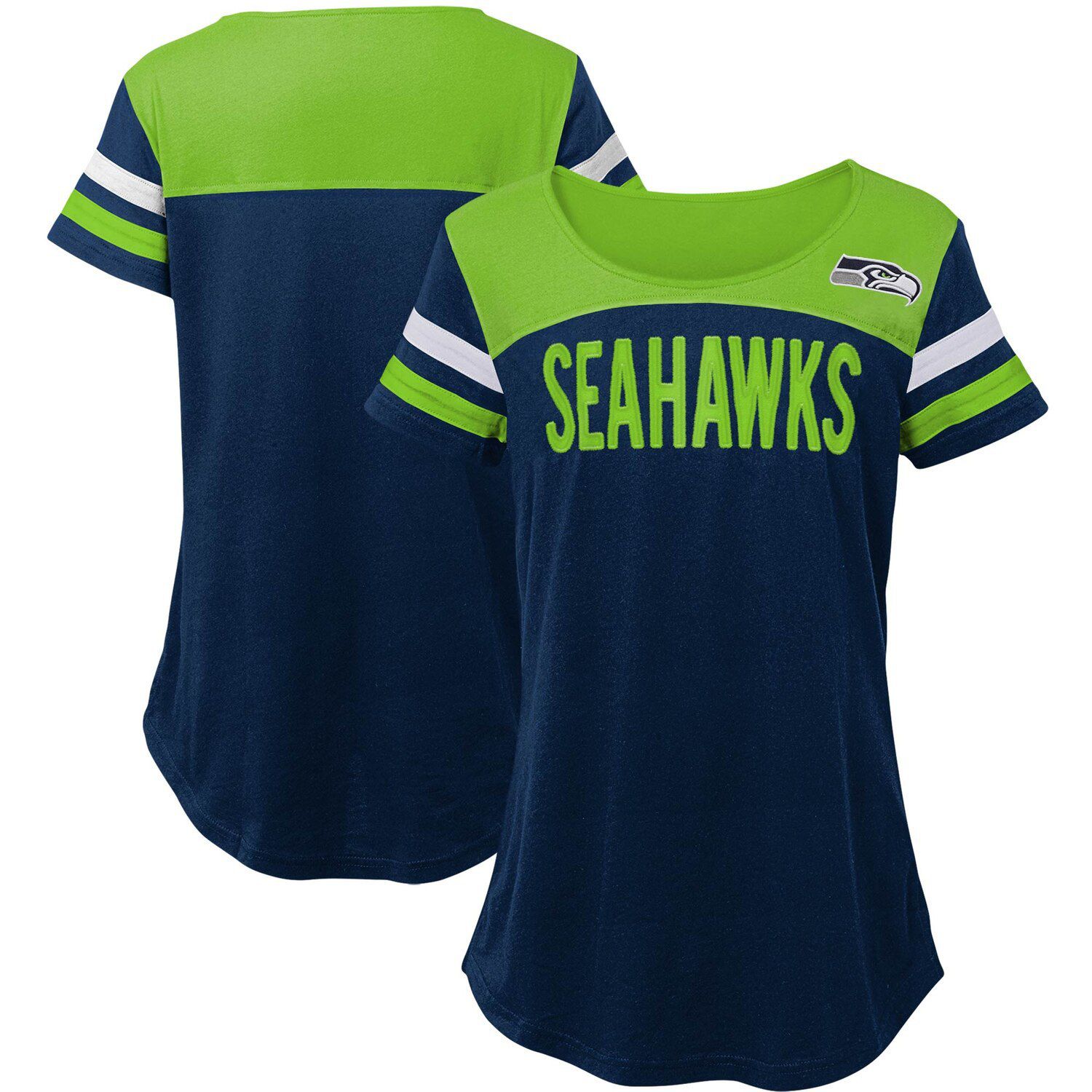 neon green seahawks shirt