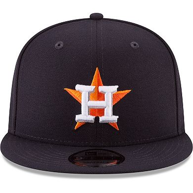 Men's New Era Navy Houston Astros Team Color 9FIFTY Snapback Hat