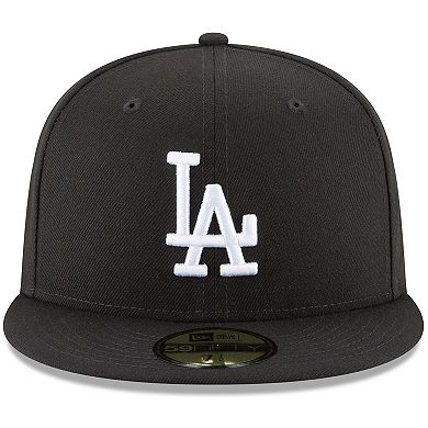 Men's New Era Black Los Angeles Dodgers 59FIFTY Fitted Hat