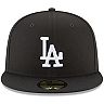 Men's New Era Black Los Angeles Dodgers 59FIFTY Fitted Hat