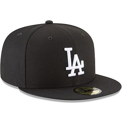 Men's New Era Black Los Angeles Dodgers 59FIFTY Fitted Hat