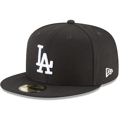 Men's New Era Black Los Angeles Dodgers 59FIFTY Fitted Hat