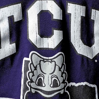 Youth Champion Purple TCU Horned Frogs Strong Mascot T-Shirt