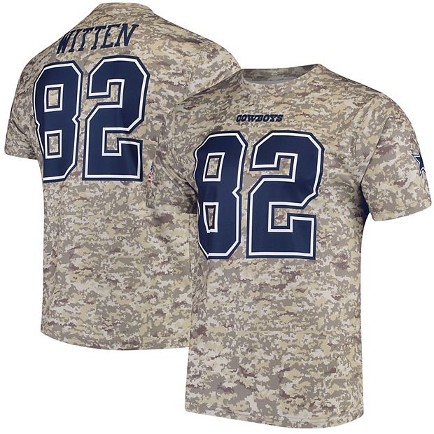 Men's Jason Witten Camo Dallas Cowboys Windsor Sublimated Name & Number T- Shirt