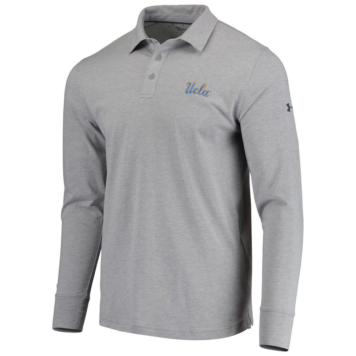 under armour grey polo