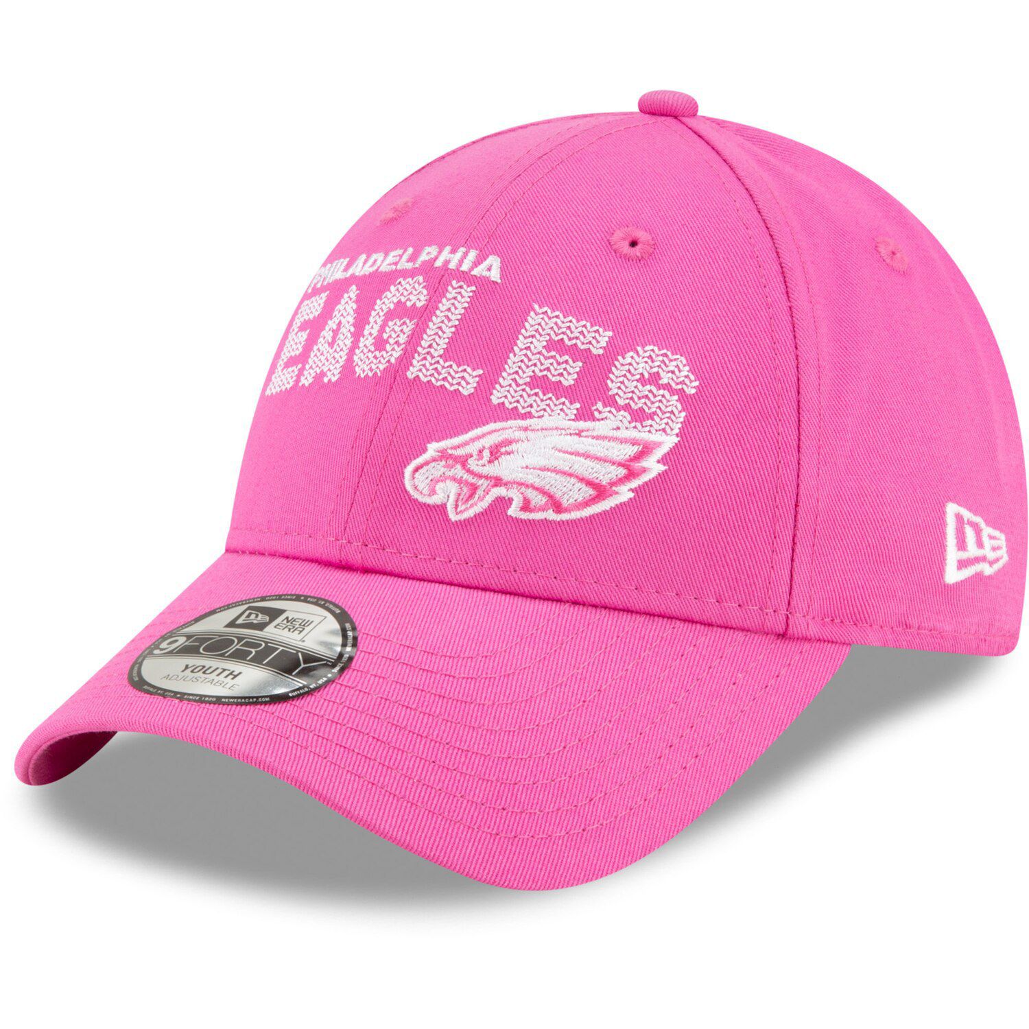 pink philadelphia eagles hat