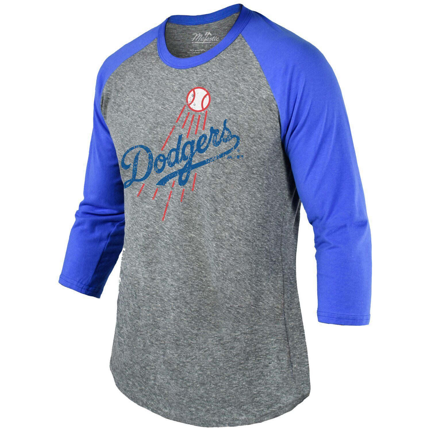 la dodgers raglan tee