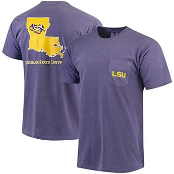 Men S Purple Lsu Tigers Southern Collegiate Comfort Colors State T