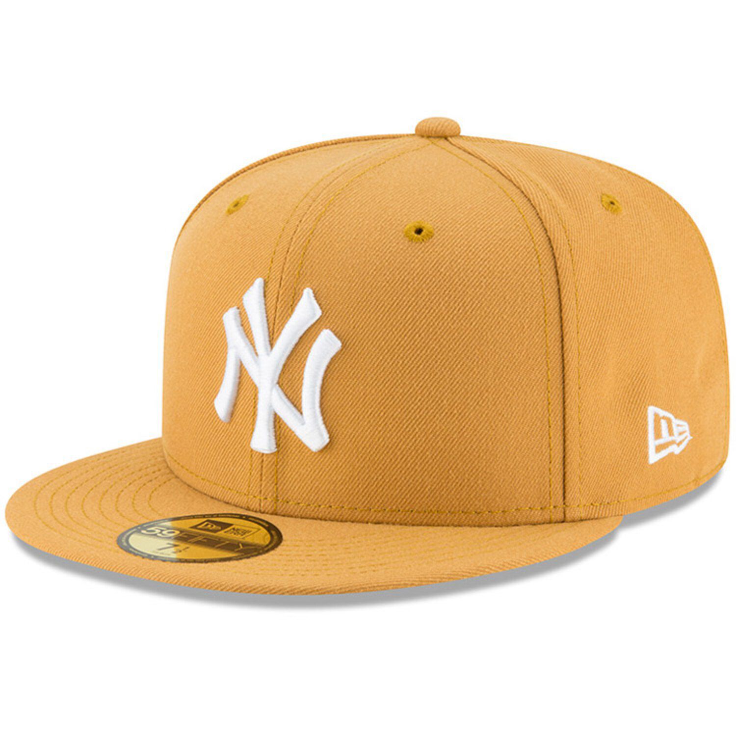 gold new era cap