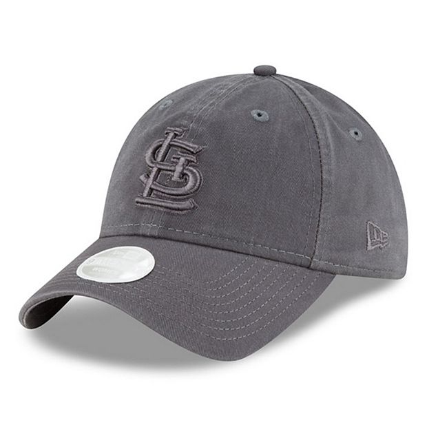 Women's New Era Graphite St. Louis Cardinals Core Classic Cloud Tonal  9TWENTY Adjustable Hat