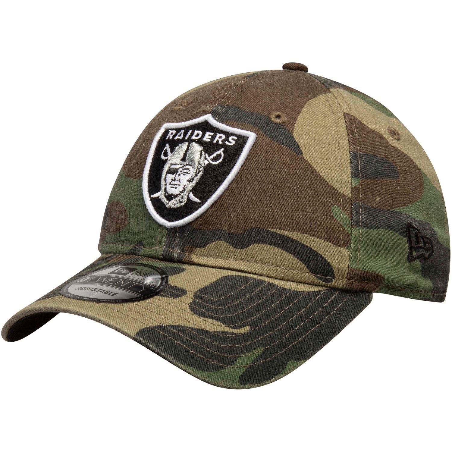 camo raiders hat