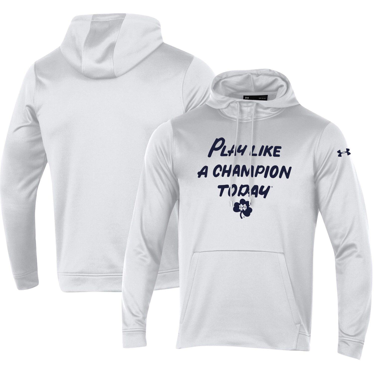 notre dame under armour pullover