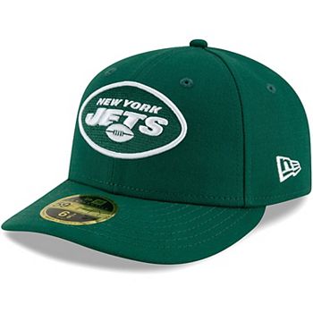 New York Jets DOUBLECOVERAGE Red-White Fitted Hat by Reebok