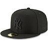 Men's New Era Black New York Yankees Primary Logo Basic 59FIFTY Fitted Hat