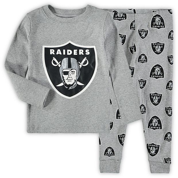 Outerstuff Las Vegas Raiders Kids All Over Print Pajamas 21 / S