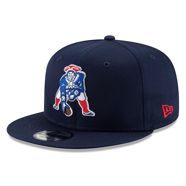 Men's New Era Navy New England Patriots Throwback 9FIFTY