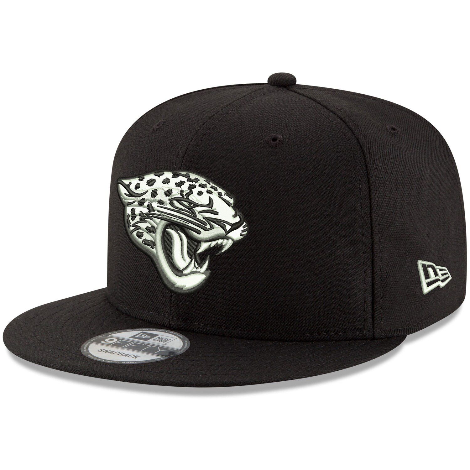 Men's New Era Black Jacksonville Jaguars B-Dub 9FIFTY Adjustable Hat