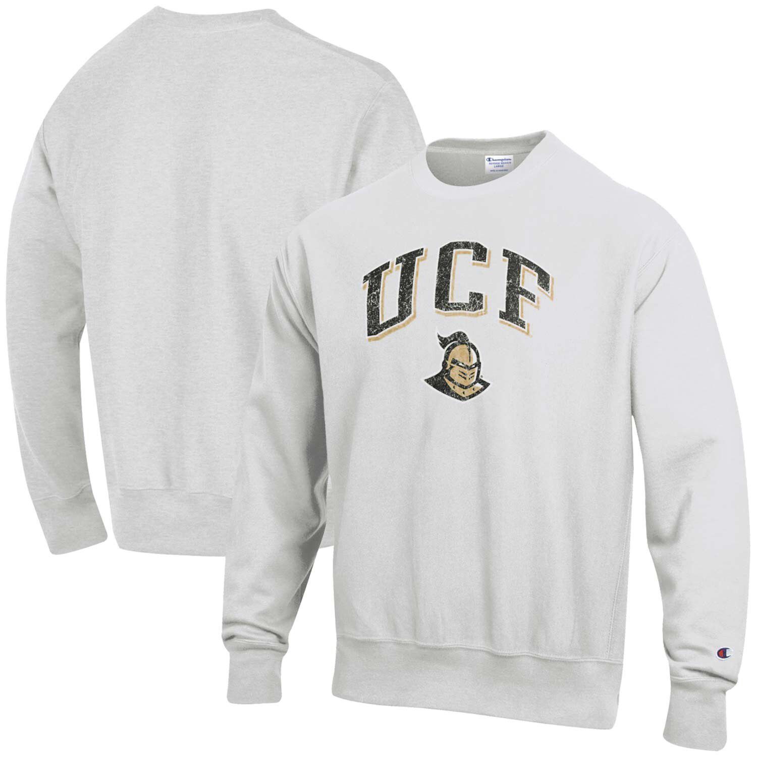 Gray UCF Knights Arch Over Logo Reverse 