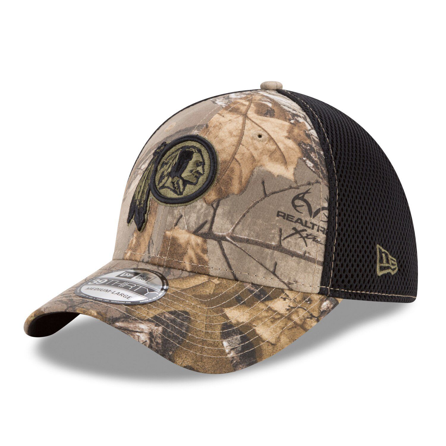 washington redskins camo hat