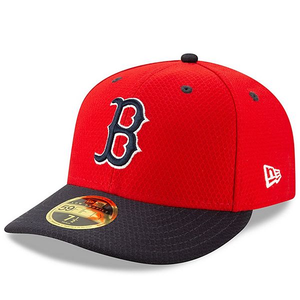Men's New Era Red/Navy Boston Red Sox 2019 Batting Practice Low Profile  59FIFTY Fitted Hat