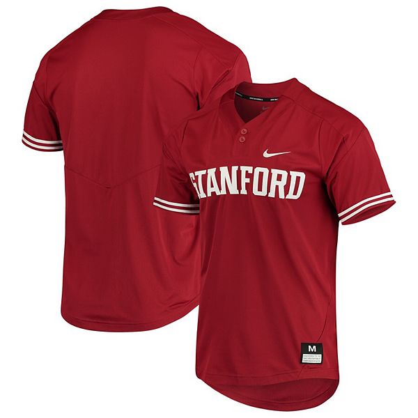 Men's Nike Cardinal Stanford Cardinal Vapor Untouchable Elite Two-Button  Replica Baseball Jersey