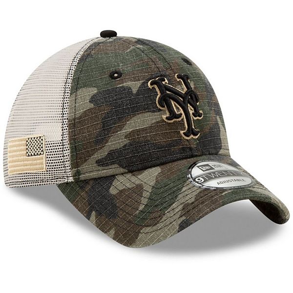 Eigen Netjes De andere dag Men's New Era Camo New York Mets Honor Trucker 9TWENTY Adjustable Hat