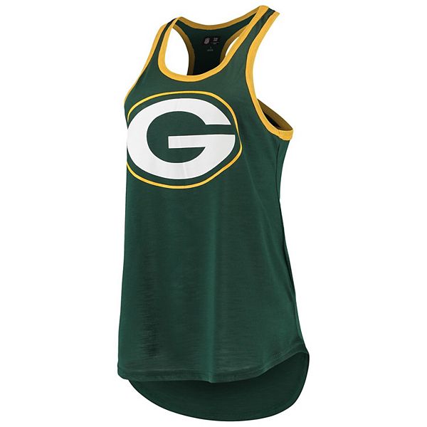 Women's G-III 4Her by Carl Banks Green Green Bay Packers Tater Tank Top