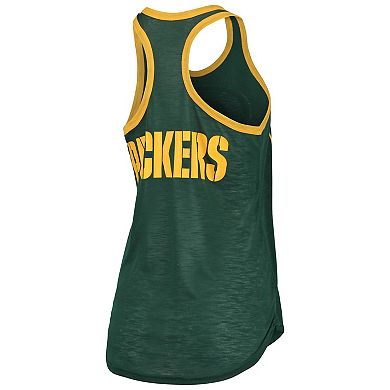 Women's G-III 4Her by Carl Banks Green Green Bay Packers Tater Tank Top