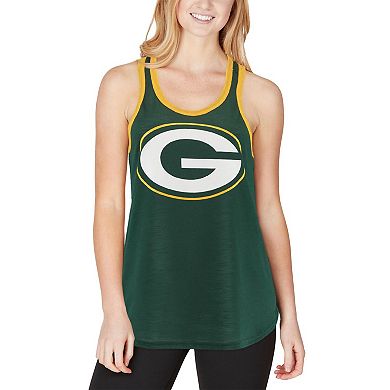 Women's G-III 4Her by Carl Banks Green Green Bay Packers Tater Tank Top