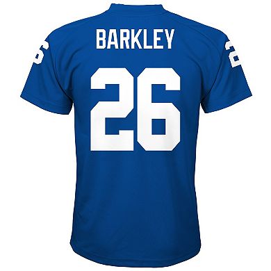 Youth Saquon Barkley Royal New York Giants Performance Player Name & Number V-Neck Top