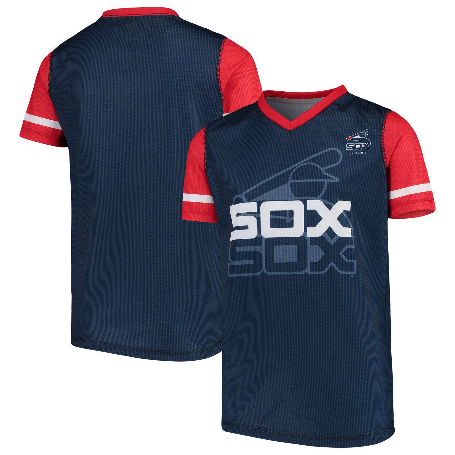 white sox v neck jersey