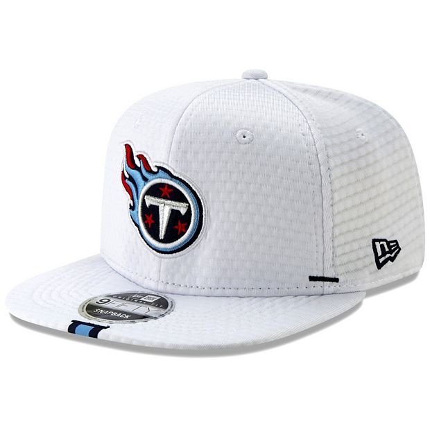 Men's New Era White Tennessee Titans 2019 NFL Training Camp Original Fit  9FIFTY Adjustable Snapback Hat